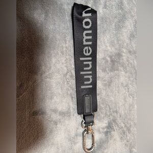 Lululemon Black and Gray Lanyard